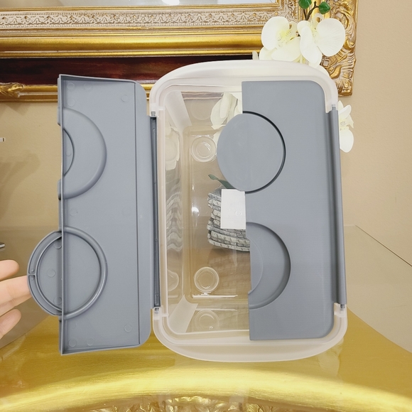 Container Storage Box with Hinged Interlocking Lid - Picture 3 of 9